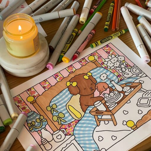 Digital Download • Mother’s Day Coloring Page - Image 2