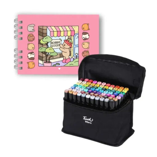 Kit Livro Bobbie Goods Capa Dura + 80 Canetas Touch - Image 2