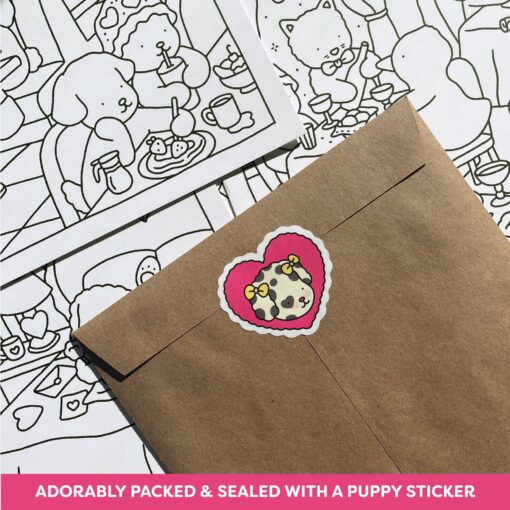Sweetheart Coloring Sheets • Pack of 6 - Image 3
