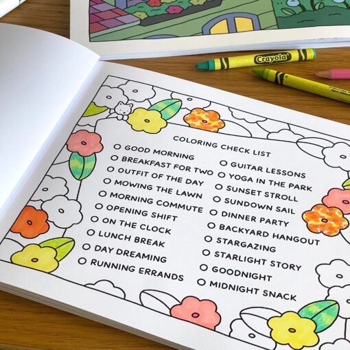 Day to Night Coloring Book - Image 3