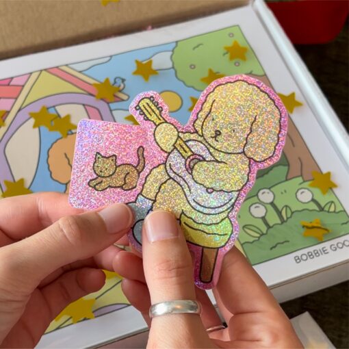 Guitar Glitter Sticker Pack - Image 2