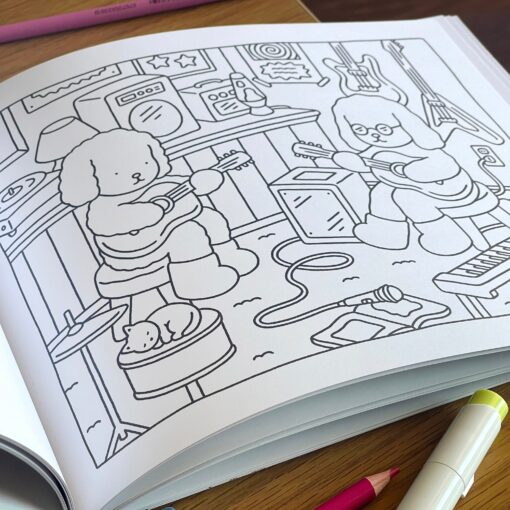 Day to Night Coloring Book - Image 11