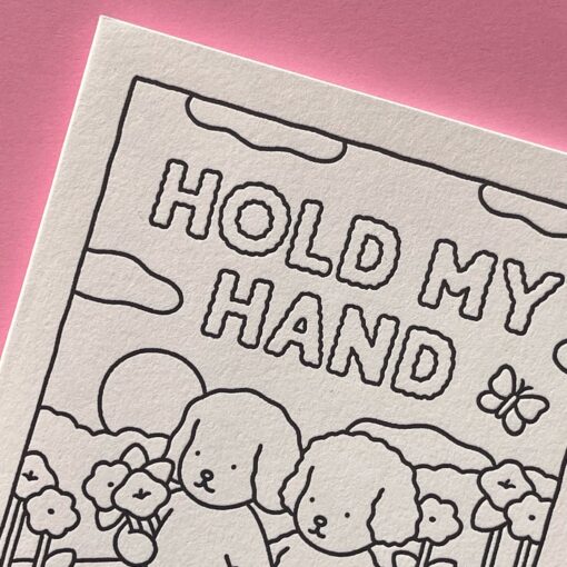 Hold My Hand Coloring Card - Image 4