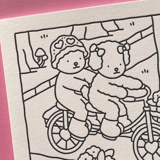 I Love You! Coloring Card - Image 4