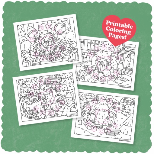 Digital Download • December Coloring Pages 2022