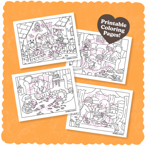 Digital Download • October Coloring Pages