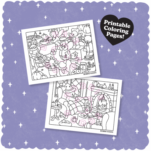 Digital Download • Halloween Coloring Pages