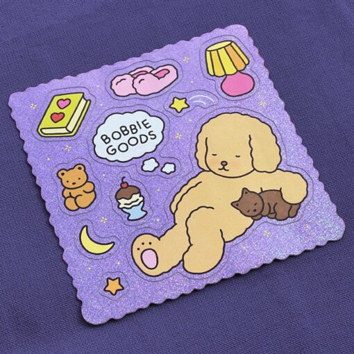 Night Glitter Sticker Sheet