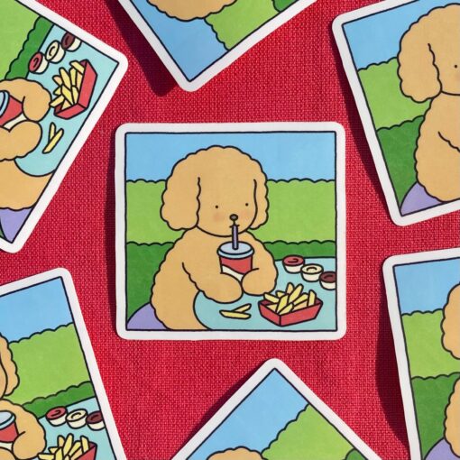 Side of Fries Sticker - Image 2