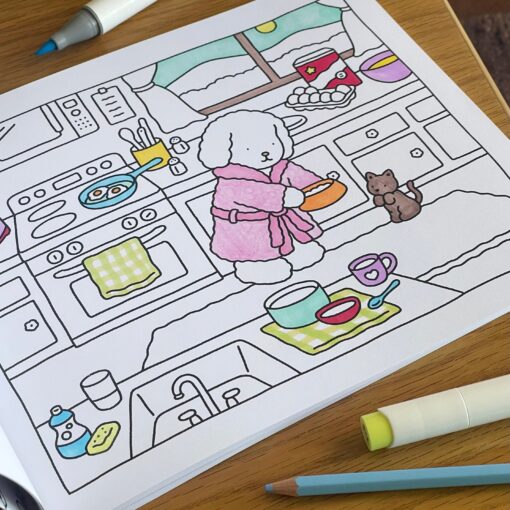Day to Night Coloring Book - Image 9