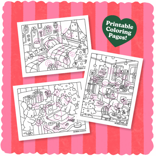 Digital Download • December Coloring Pages 2023