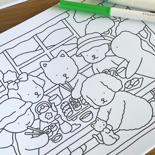 Day to Night Coloring Book - Image 12